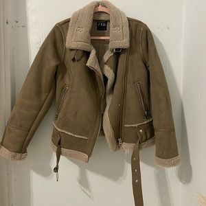 Faux Shearling Coat// Worn a few times.